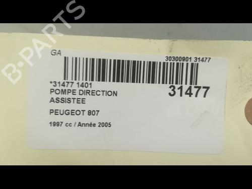 Styring servopumpe PEUGEOT 807 (EB_) 2.0 HDi (109 hp) 23173003