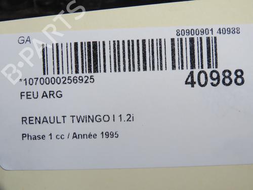 Used Left taillight Left taillight RENAULT TWINGO I (C06_) 1.2 (C063, C064) (55 hp) 34710069 34710069