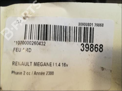 Right taillight RENAULT MEGANE I (BA0/1_) 1.4 16V (BA0D, BA1H, BA0W, BA10) | BP9611082C35