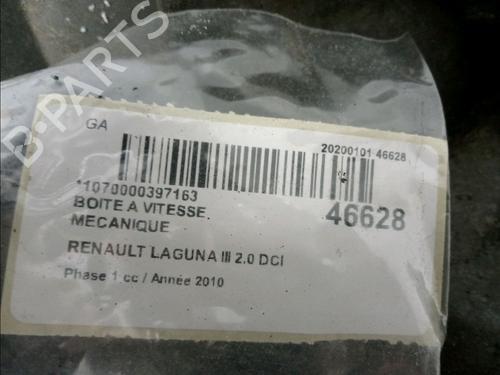 Gearbox RENAULT LAGUNA III (BT0/1) 2.0 dCi (BT07, BT0J, BT14, BT1A, BT1S) | BP17609683M3