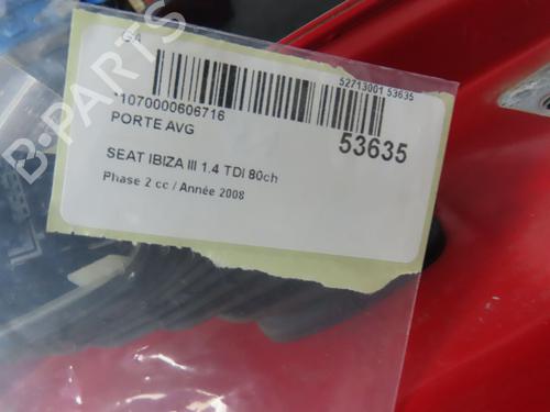 Used Left front door SEAT IBIZA III (6L1) 1.4 TDI (80 hp) 28801945