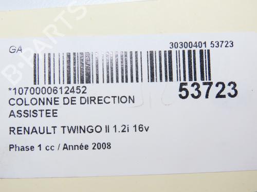 Steering column RENAULT TWINGO II (CN0_) 1.2 16V (CN0K, CN0V, CN0A) | BP30714696M21  - Image 6