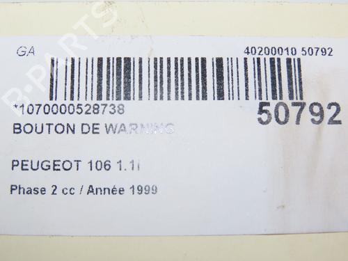 Warning switch PEUGEOT 106 II (1A_, 1C_) 1.1 i | BP28830193I22 