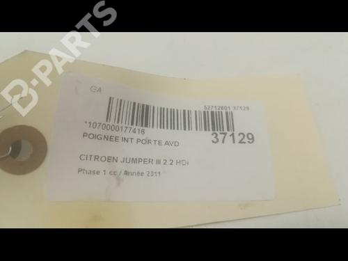 Front right interior door handle CITROËN JUMPER II Van 2.2 HDi 100 | BP9602385I14 