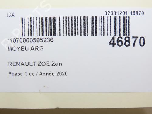 Used Left rear steering knuckle RENAULT ZOE (BFM_) ZOE (BFMC, BFMD) (136 hp) 28829898