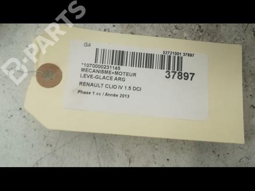 Rear left window mechanism RENAULT CLIO IV (BH_) 1.5 dCi 90 | BP9607760C24 