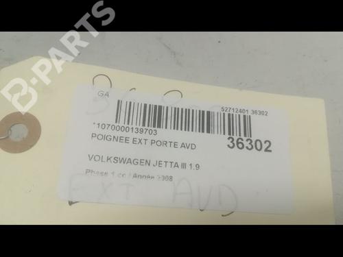 Front right exterior door handle VW JETTA III (1K2) 1.9 TDI | BP9599737C129 