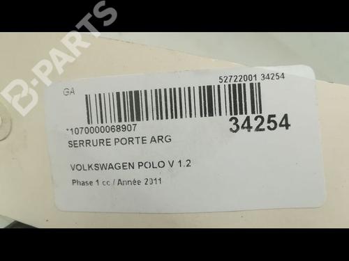 Rear left lock VW POLO V (6R1, 6C1) 1.2 TDI | BP9595706C100 
