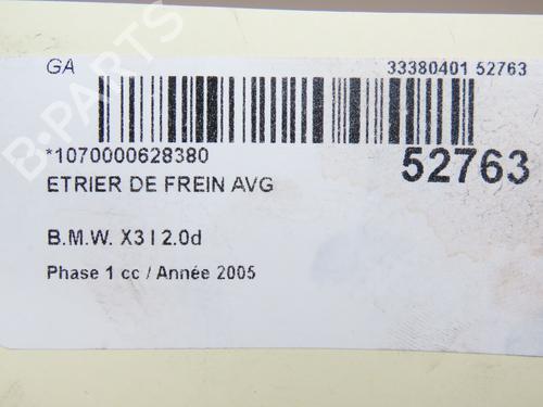 Left front brake caliper BMW X3 (E83) 2.0 d | BP28830085M105 