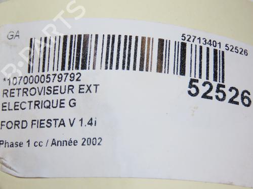 Left mirror FORD FIESTA V (JH_, JD_) 1.4 16V | BP28968697C26 