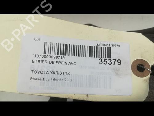 Used Left front brake caliper TOYOTA YARIS (_P1_) 1.0 (SCP10_, SCP10R) (68 hp) 23174066