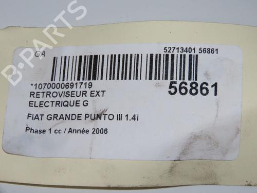 Left mirror FIAT GRANDE PUNTO (199_) 1.4 (199AXB11, 199AXB1A, 199BXB1A, 199AXL1A) | BP31634203C26