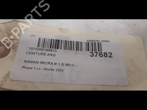 Used Rear left belt tensioner NISSAN MICRA III (K12) [2002-2011]  23175143