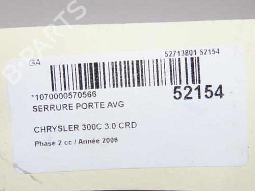 Used Front left lock Front left lock CHRYSLER 300C Touring (LX, LE) 3.0 CRD (218 hp) 40484857 40484857