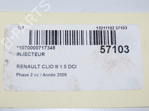 Used Injector RENAULT CLIO III (BR0/1, CR0/1) 1.5 dCi (BR17, CR17) (86 hp) 32377284