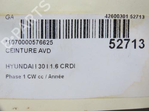 Front right belt tensioner HYUNDAI i30 Estate (FD) 1.6 CRDi | BP28830705C88 