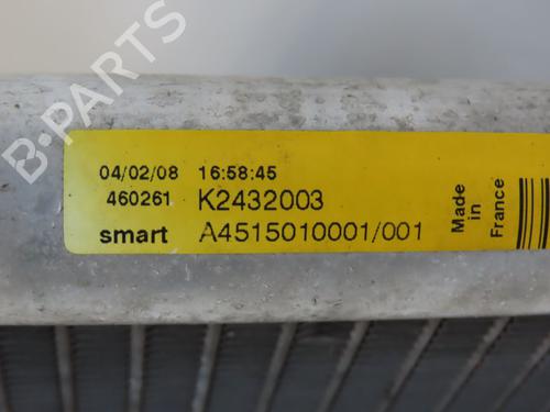 Used Water radiator Water radiator SMART FORTWO Coupe (451) 1.0 (451.331, 451.380) (71 hp) 19089446 19089446