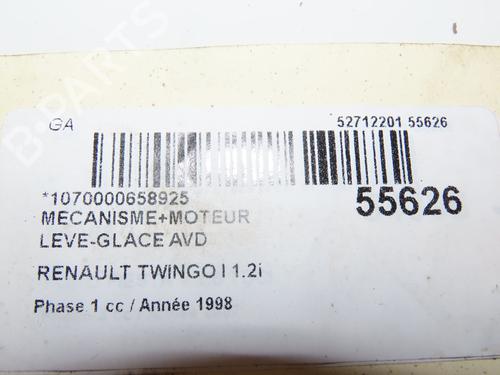 Used Front right window mechanism RENAULT TWINGO I (C06_) 1.2 (C066, C068) (58 hp) 29379923