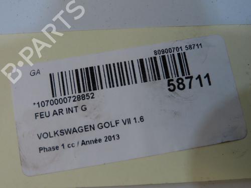 Left tailgate light VW GOLF VII (5G1, BQ1, BE1, BE2) 1.6 TDI | BP36511131C79  - Image 5