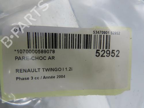 Pare-chocs arrière RENAULT TWINGO I (C06_) 1.2 16V (C06C, C06D, C06K) (75 hp) 31912178