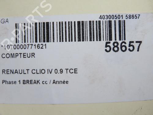 Instrument cluster RENAULT CLIO IV Grandtour (KH_) 0.9 TCe 90 | BP36582999C47  - Image 5