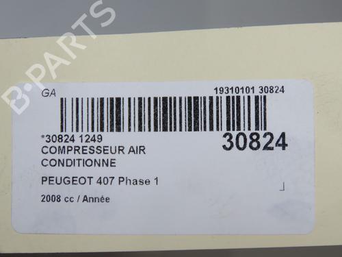 Used AC compressor AC compressor PEUGEOT 407 (6D_) 1.6 HDi 110 (6D9HZC, 6D9HYC) (109 hp) 23172247 23172247