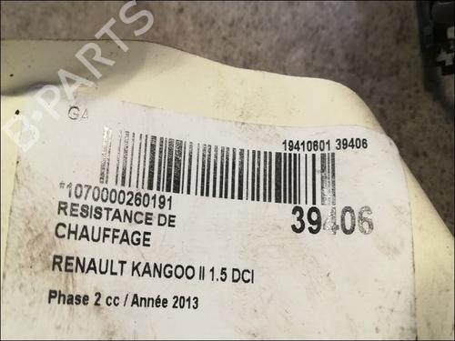Used Heater resistor RENAULT KANGOO Express (FW0/1_) 1.5 dCi 75 (FW07, FW10, FW04) (75 hp) 11677240