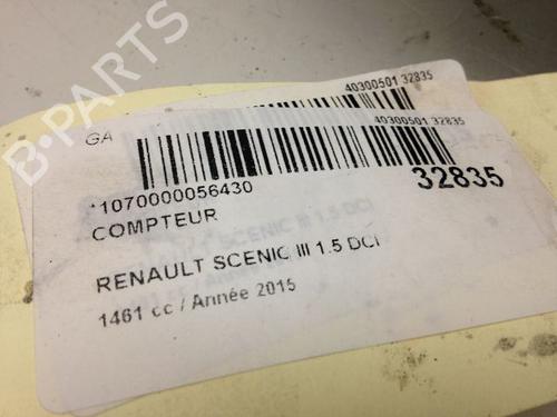Instrument cluster RENAULT SCÉNIC III (JZ0/1_) 1.5 dCi | BP9594583C47 