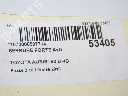 front-right-lock-toyota-auris-_e15_-2006-2007-2008-2009-2010-2011-2012-2013-32872965 main image