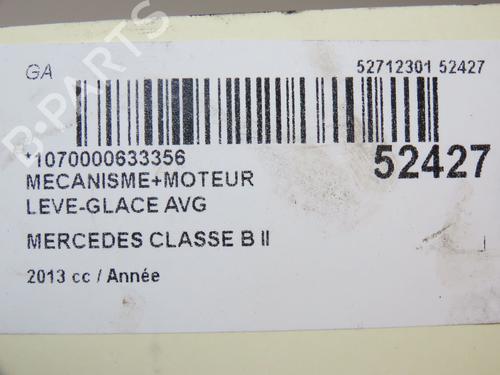 Front left window mechanism MERCEDES-BENZ B-CLASS Sports Tourer (W246, W242) B 220 CDI / d (246.203) | BP28968503C22 