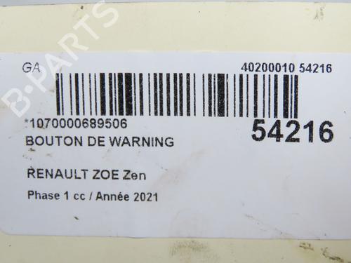 Warning RENAULT ZOE (BFM_) ZOE (BFMC, BFMD) | BP32179150I22 - Image 6