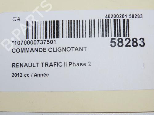 Steering column stalk RENAULT TRAFIC II Van (FL) 2.0 dCi 90 (FL0H, FL00, FL01, FL0M, FL0P, FL0S) | BP36426993I23 - Image 5