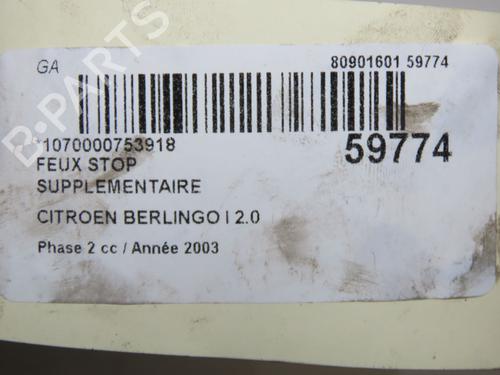 Used Third brake light Third brake light 37529826 37529826