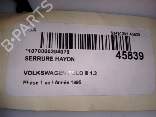 Tailgate lock VW POLO III (6N1) 55 1.3 | BP23177323C101 