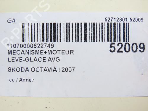 Used Front left window mechanism SKODA OCTAVIA II Combi (1Z5) 1.9 TDI (105 hp) 27372879
