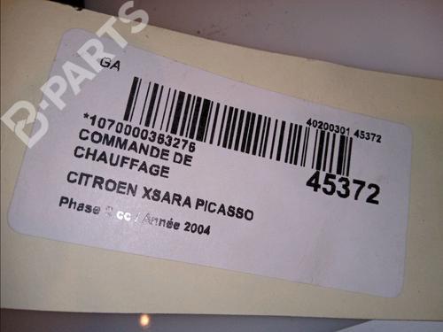 AC Styreenhet / Manøvreringsenhet CITROËN XSARA PICASSO (N68) 1.6 HDi | BP11101127I5 