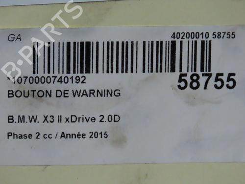Warning switch BMW X3 (F25) xDrive 20 d | BP33836418I22 - Image 4