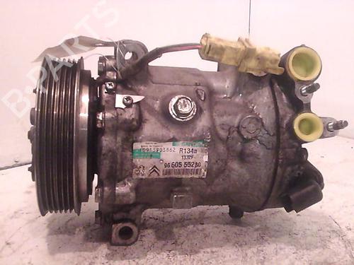 AC-Kompressor PEUGEOT 407 (6D_) 1.6 HDi 110 (6D9HZC, 6D9HYC) (109 hp) 23172247
