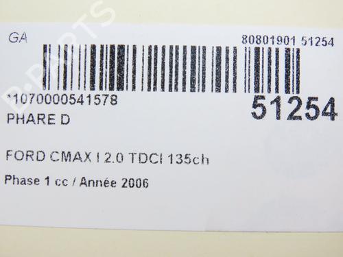 Right headlight FORD FOCUS C-MAX (DM2) 2.0 TDCi | BP22996967C29 - Image 4