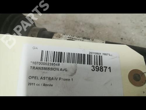 Left front driveshaft OPEL ASTRA J Sports Tourer (P10) 2.0 CDTI (35) | BP9608586M38 