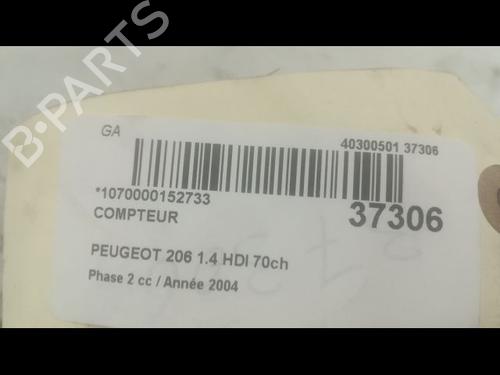 instrument-cluster-peugeot-206-hatchback-2ac-14-hdi-eco-70-6106lf-1998-1999-2000-2001-2002-2003-2004-2005-2006-2007-2008-2009-2010-2011-2012-9600791 main image