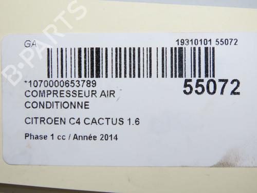 AC compressor CITROËN C4 CACTUS 1.6 HDi 90 | BP33948359M34 - Image 5