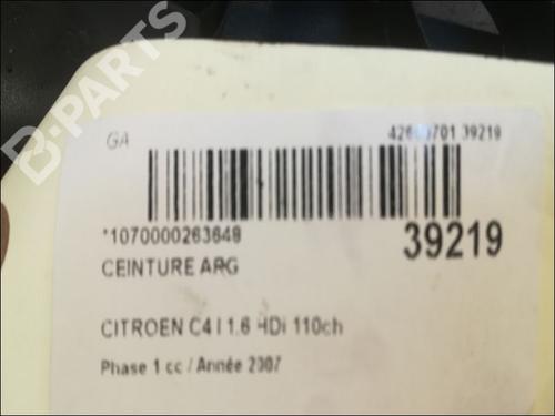 Rear left belt tensioner CITROËN C4 Coupe (LA_) 1.6 HDi | BP9611699C89 