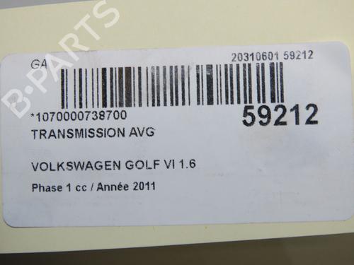 Left front driveshaft VW GOLF VI (5K1) 1.6 TDI | BP37411029M38 - Image 5