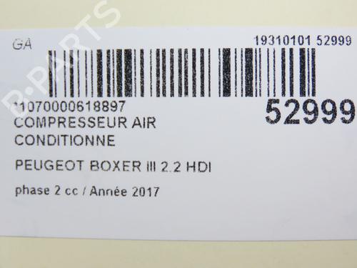 Used AC compressor PEUGEOT BOXER Van 2.0 BlueHDi 130 (130 hp) 28829256