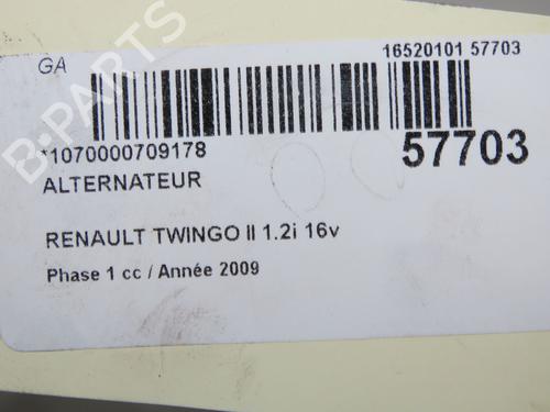 Alternator RENAULT TWINGO II (CN0_) 1.2 16V (CN0K, CN0V, CN0A) | BP36582949M7 - Image 5