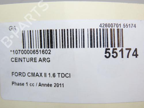 Pre-tensor trás esquerdo FORD C-MAX II (DXA/CB7, DXA/CEU) 1.6 TDCi (115 hp) 31120565