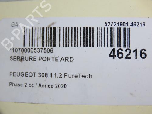 Rear right lock PEUGEOT 308 SW II (LC_, LJ_, LR_, LX_, L4_) 1.2 THP 110 | BP18204705C99 