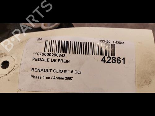 Used Break pedal RENAULT CLIO III (BR0/1, CR0/1) 1.5 dCi (BR17, CR17) (86 hp) 23173685