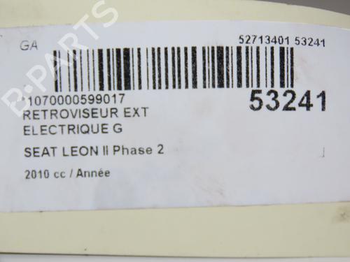 Left mirror SEAT LEON (1P1) 2.0 TDI | BP28831466C26